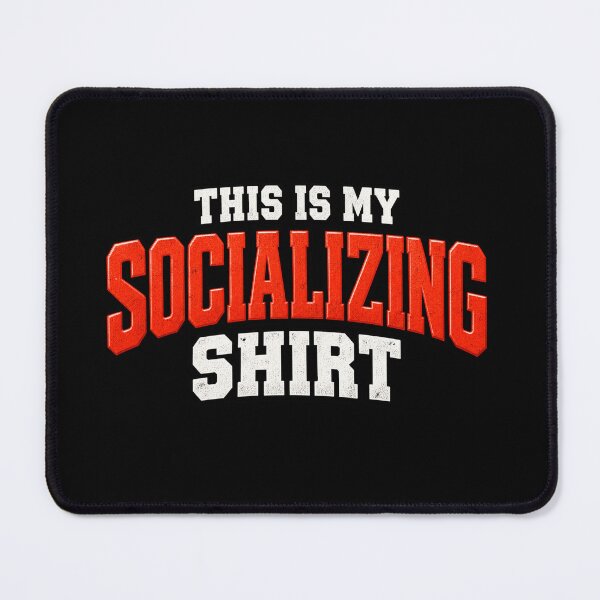 Item preview, This Is My Socializing Shirt - Funny Introvert Vintage Retro Quote designed and sold by Final Chance Designs⭐️⭐️⭐️⭐️⭐️.