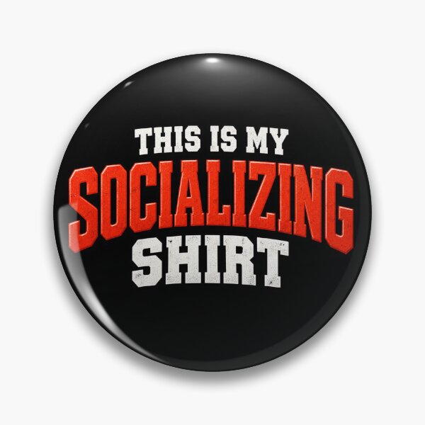 Item preview, This Is My Socializing Shirt - Funny Introvert Vintage Retro Quote designed and sold by Final Chance Designs⭐️⭐️⭐️⭐️⭐️.