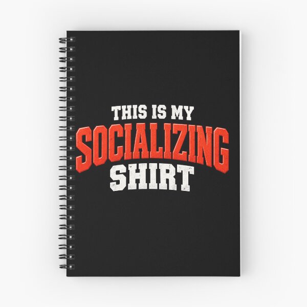 Item preview, This Is My Socializing Shirt - Funny Introvert Vintage Retro Quote designed and sold by Final Chance Designs⭐️⭐️⭐️⭐️⭐️.