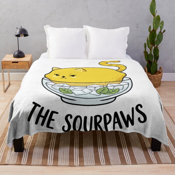 Item preview, The Sourpaws Lemon Cat In Ice Bowl Cute Art designed and sold by Amir Faysal.