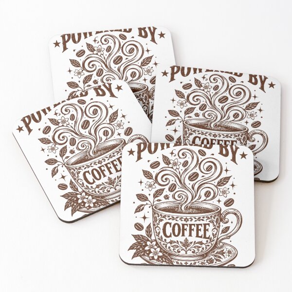 Item preview, coffee Vintage Floral Steam Cup Art for Cozy Drink Lovers designed and sold by ROUX-ART.