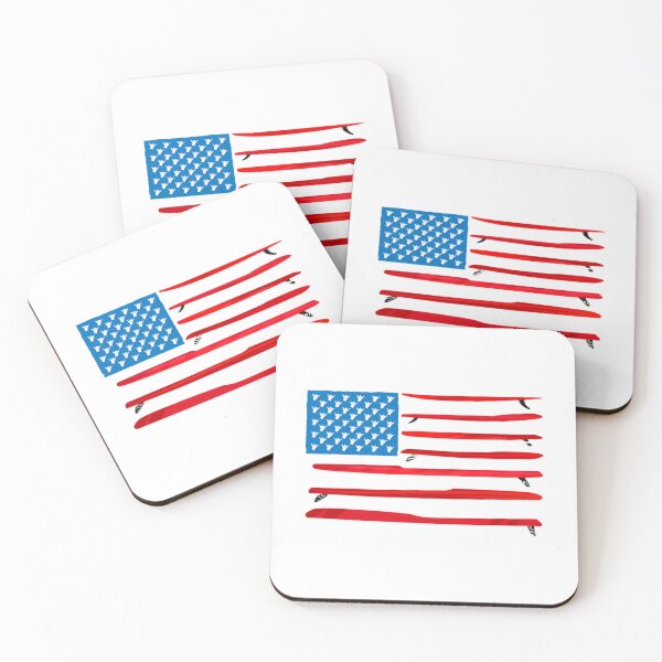 Item preview, Usa Stand-Up Paddleboard Surf Shaka Flag designed and sold by IrinaRamey.