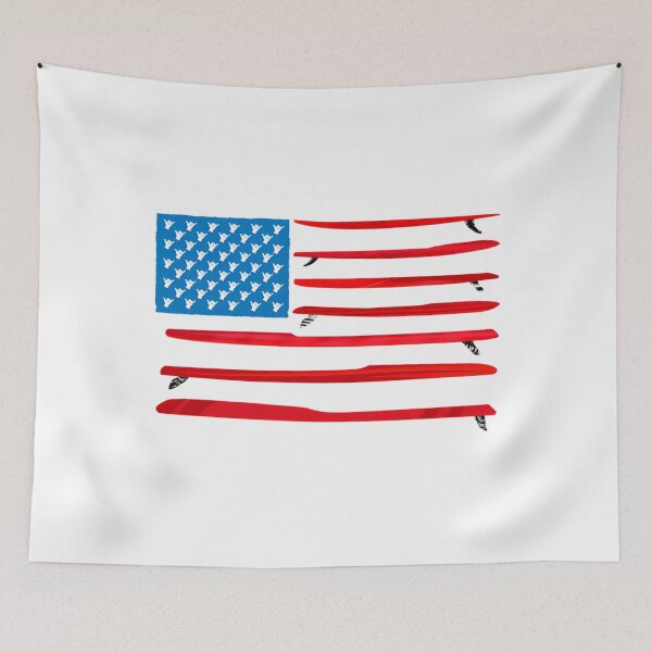 Item preview, Usa Stand-Up Paddleboard Surf Shaka Flag designed and sold by IrinaRamey.