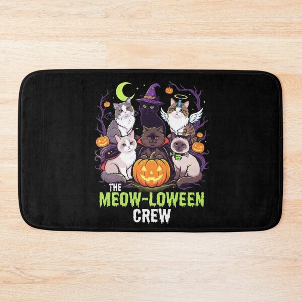 Item preview, The Meow-loween Crew - Haku Family's Halloween designed and sold by PetalsPaws.
