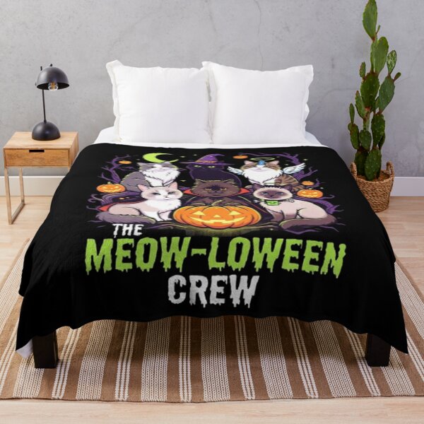 Item preview, The Meow-loween Crew - Haku Family's Halloween designed and sold by PetalsPaws.