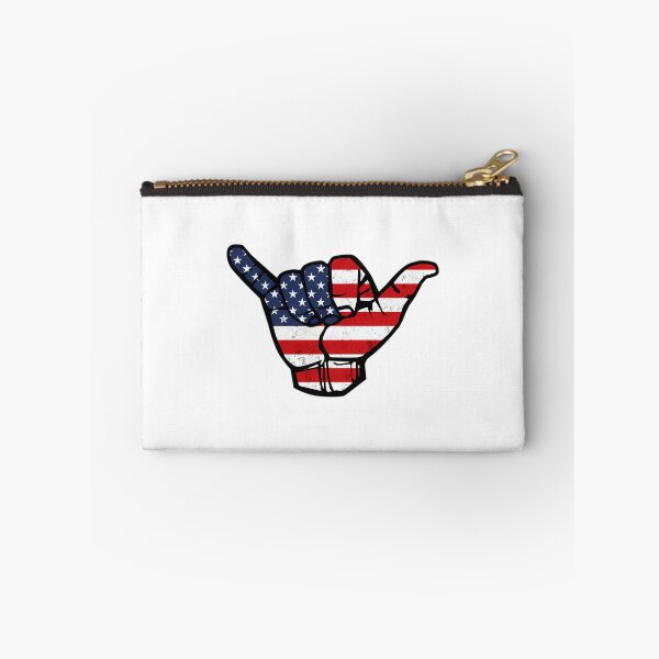Item preview, American Flag Shaka Hand Patriotic designed and sold by IrinaRamey.