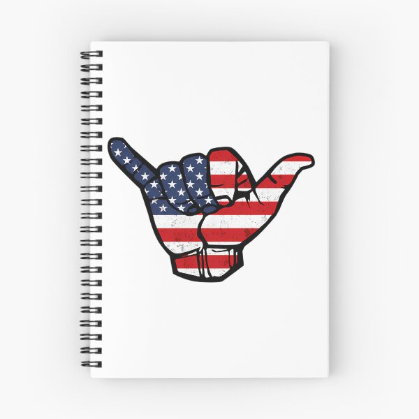Item preview, American Flag Shaka Hand Patriotic designed and sold by IrinaRamey.