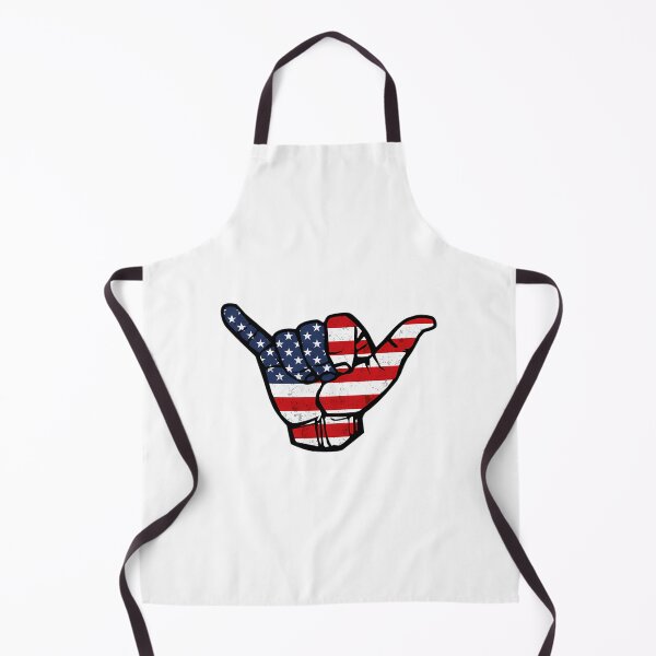 Item preview, American Flag Shaka Hand Patriotic designed and sold by IrinaRamey.