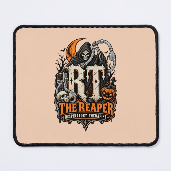 Item preview, Halloween RT Grim Reaper Respiratory Therapist designed and sold by ClinicalHubs.