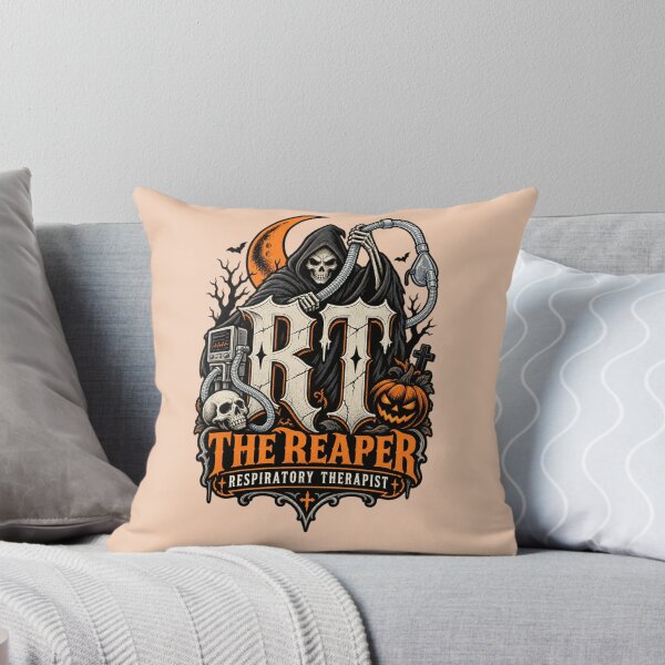 Item preview, Halloween RT Grim Reaper Respiratory Therapist designed and sold by ClinicalHubs.