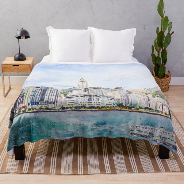 Item preview, Hong Kong Victoria Harbour watercolour painting designed and sold by SelenePaintings .