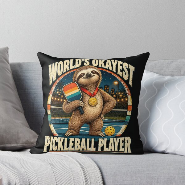 Item preview, Pickleball Sloth Champion Funny Sports Graphic designed and sold by ROUX-ART.