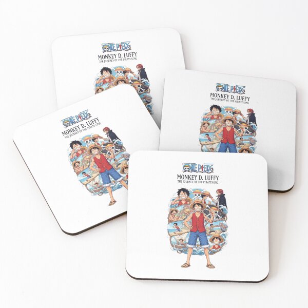 Item preview, Monkey D. Luffy One Piece Pirate Journey Collage designed and sold by FreakToons.