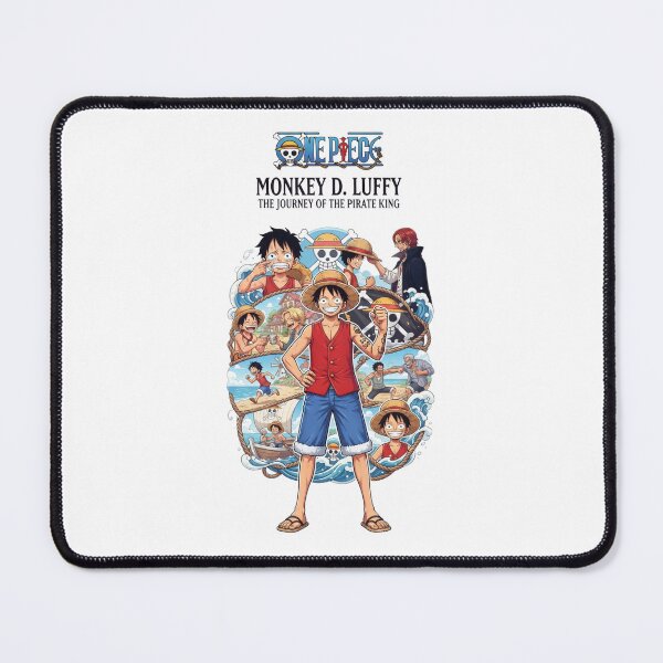 Item preview, Monkey D. Luffy One Piece Pirate Journey Collage designed and sold by FreakToons.