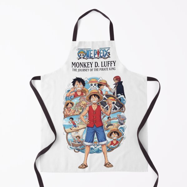 Item preview, Monkey D. Luffy One Piece Pirate Journey Collage designed and sold by FreakToons.