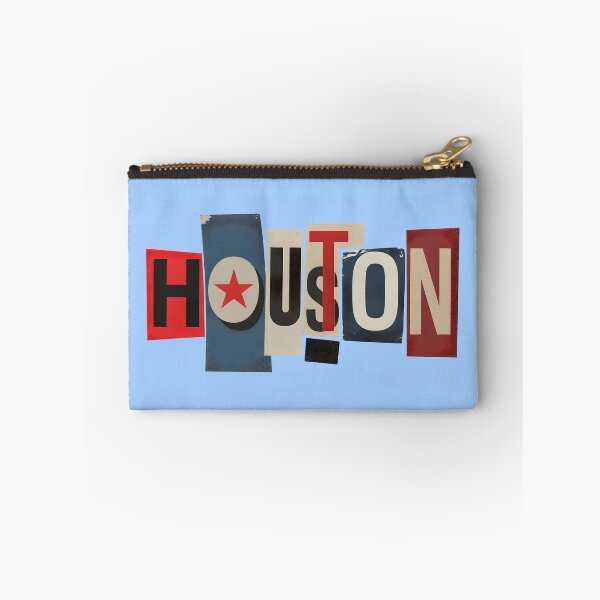 Item preview, Houston Typography Ransom Collage designed and sold by ThreadRiotTees.