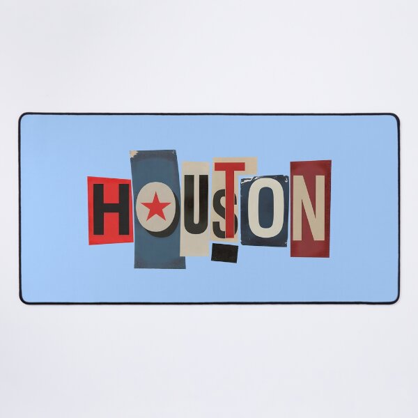 Item preview, Houston Typography Ransom Collage designed and sold by ThreadRiotTees.