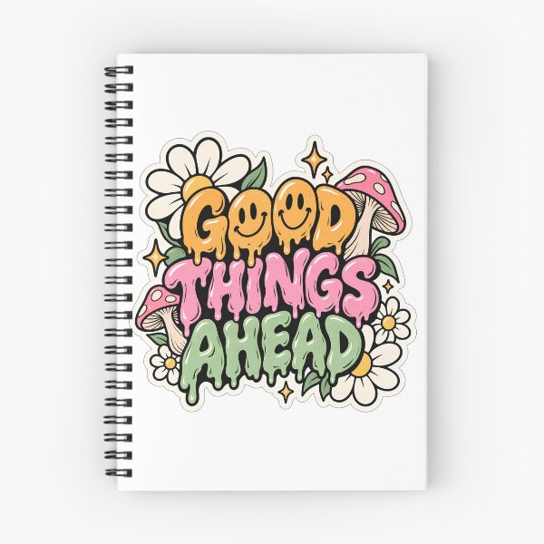 Item preview, Good Things Ahead Groovy Positive Design designed and sold by VOLLOS.