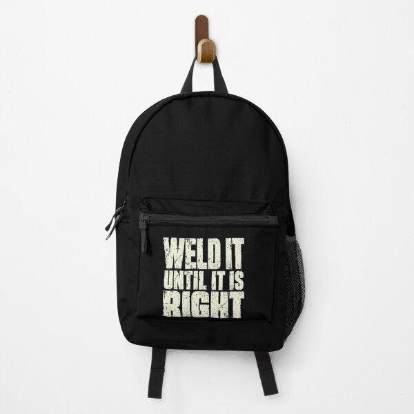 Item preview, weld it until it is right bold distressed quote art designed and sold by ROUX-ART.