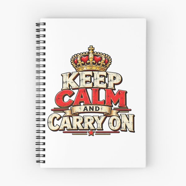 Item preview, Keep Calm and Carry On – Vintage Royal Typography designed and sold by Strongermind.