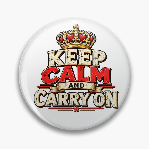 Item preview, Keep Calm and Carry On – Vintage Royal Typography designed and sold by Strongermind.