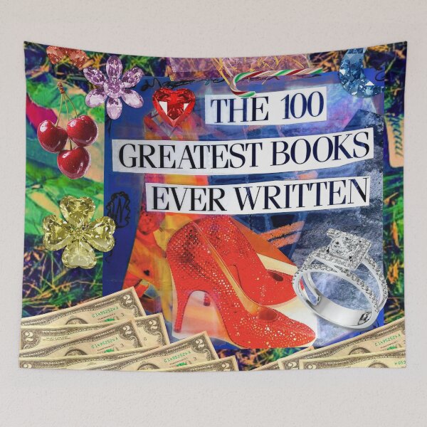 Item preview, Greatest Books Ever Written Collage designed and sold by Swooncake Press.