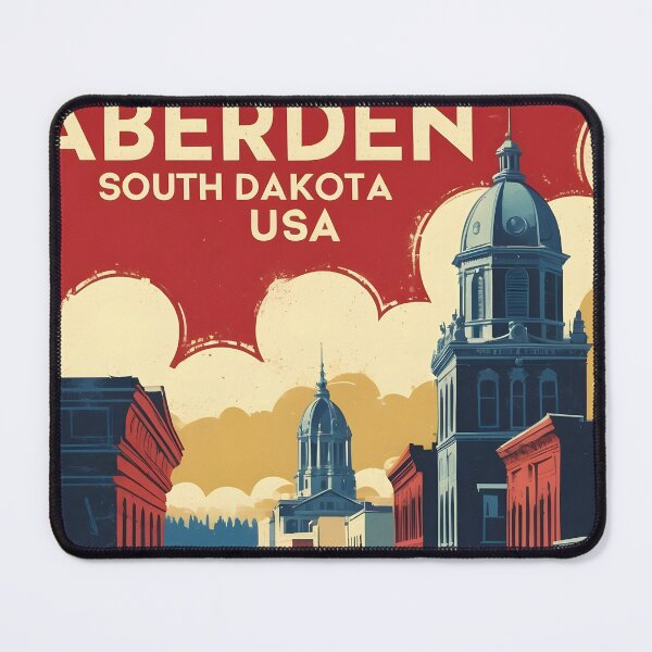 Item preview, Aberdeen South Dakota Vintage Travel Tourism designed and sold by TravelersGems.