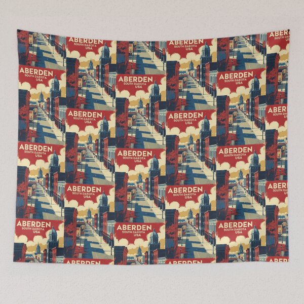 Item preview, Aberdeen South Dakota Vintage Travel Tourism designed and sold by TravelersGems.