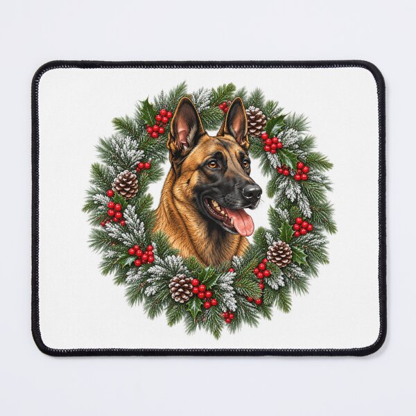 Item preview, Belgian Malinois Christmas designed and sold by PRINTAZONA.