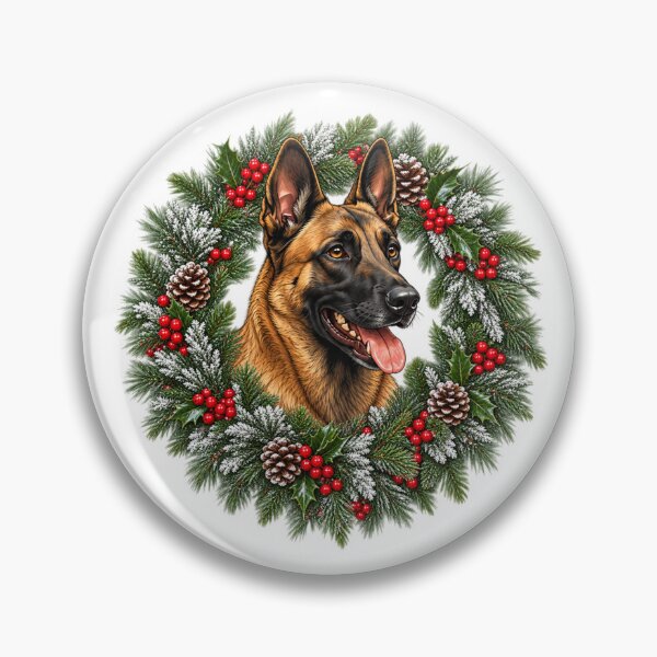 Item preview, Belgian Malinois Christmas designed and sold by rockazona.