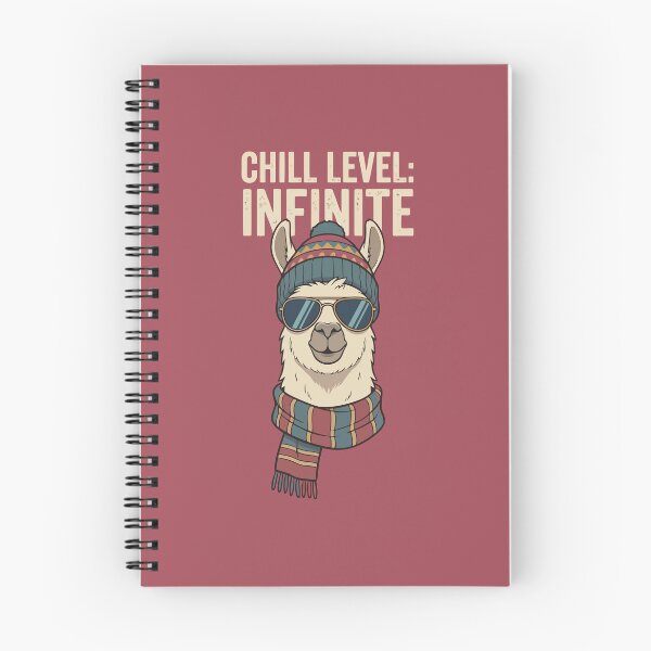 Item preview, Chill Level Infinite Llama Wearing Beanie And Sunglasses designed and sold by Amir Faysal.