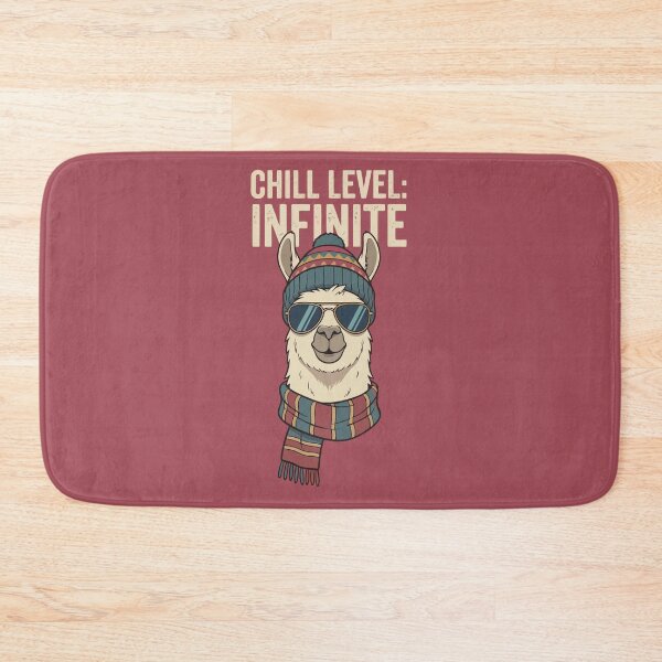 Item preview, Chill Level Infinite Llama Wearing Beanie And Sunglasses designed and sold by Amir Faysal.