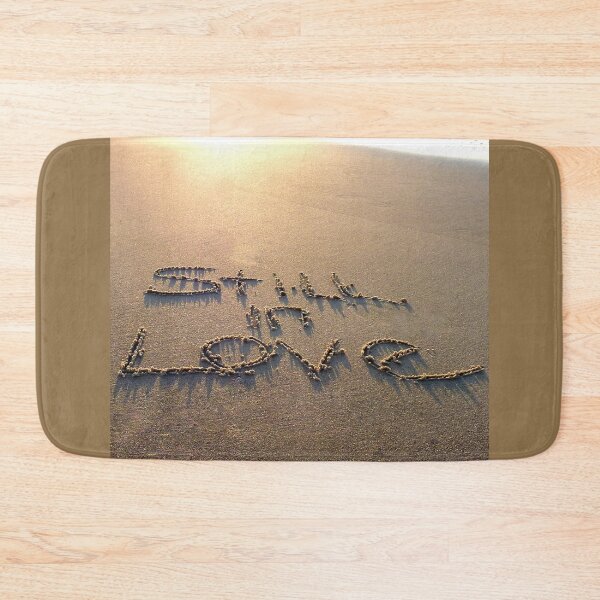Item preview, Still in Love written in sand. designed and sold by aswoa.