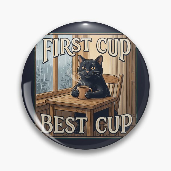 Item preview, First Cup, Best Cup designed and sold by QuietNovaShop.