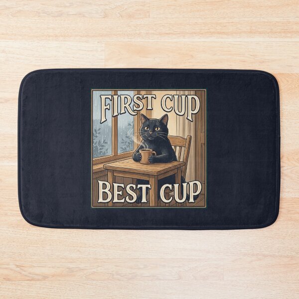 Item preview, First Cup, Best Cup designed and sold by QuietNovaShop.
