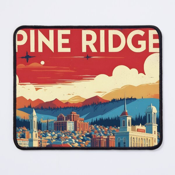 Item preview, Pine Ridge South Dakota Vintage Travel Tourism designed and sold by TravelersGems.