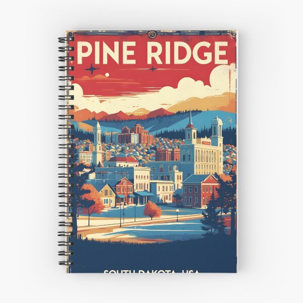 Item preview, Pine Ridge South Dakota Vintage Travel Tourism designed and sold by TravelersGems.