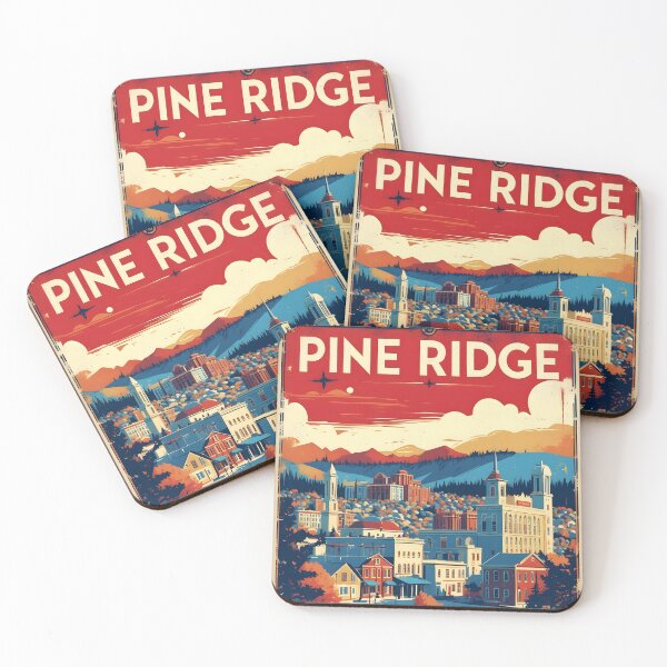 Item preview, Pine Ridge South Dakota Vintage Travel Tourism designed and sold by TravelersGems.