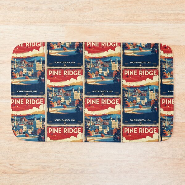 Item preview, Pine Ridge South Dakota Vintage Travel Tourism designed and sold by TravelersGems.