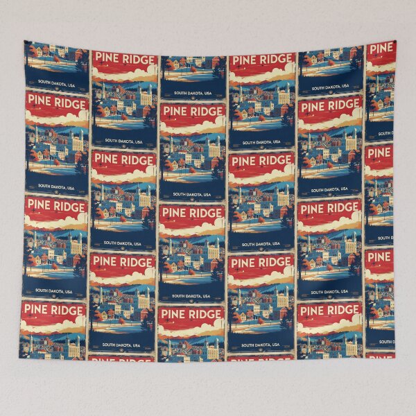 Item preview, Pine Ridge South Dakota Vintage Travel Tourism designed and sold by TravelersGems.