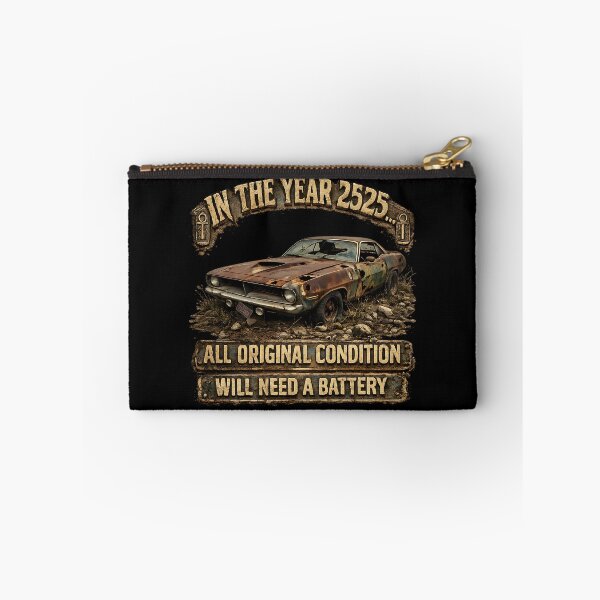 Item preview, In the Year 2525 Rusty ’Cuda – Funny Classic Muscle Car T-Shirt designed and sold by Classic Chaos Creations.