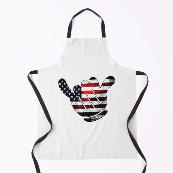 Item preview, Usa Untied States Shaka Hang Loose Flag America Hippie Surf Surfing designed and sold by IrinaRamey.