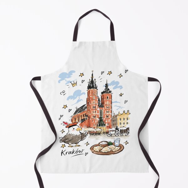 Item preview, Cute St Mary's Basilica Krakow Sketch Art v2 designed and sold by RamyGallery.