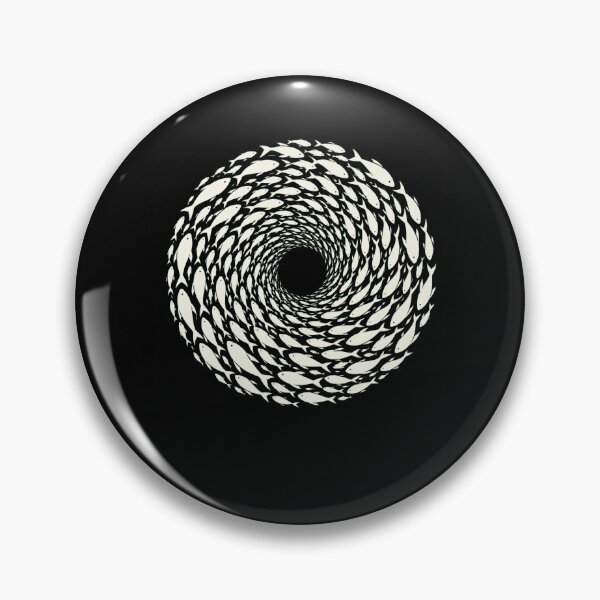 Item preview, Fish Spiral Hypnotic Swirl Abstract Ocean Art designed and sold by ROUX-ART.