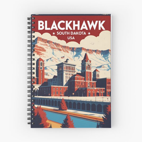 Item preview, Blackhawk South Dakota Vintage Travel Tourism designed and sold by TravelersGems.