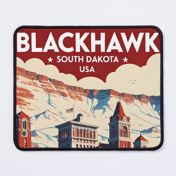 Item preview, Blackhawk South Dakota Vintage Travel Tourism designed and sold by TravelersGems.