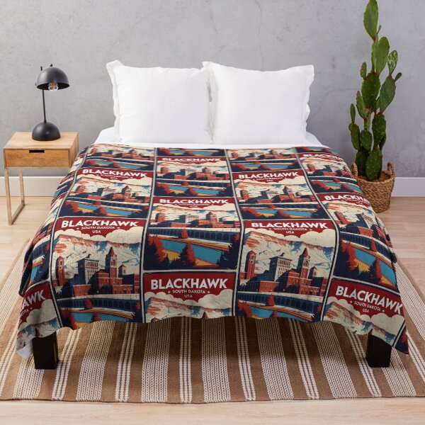 Item preview, Blackhawk South Dakota Vintage Travel Tourism designed and sold by TravelersGems.