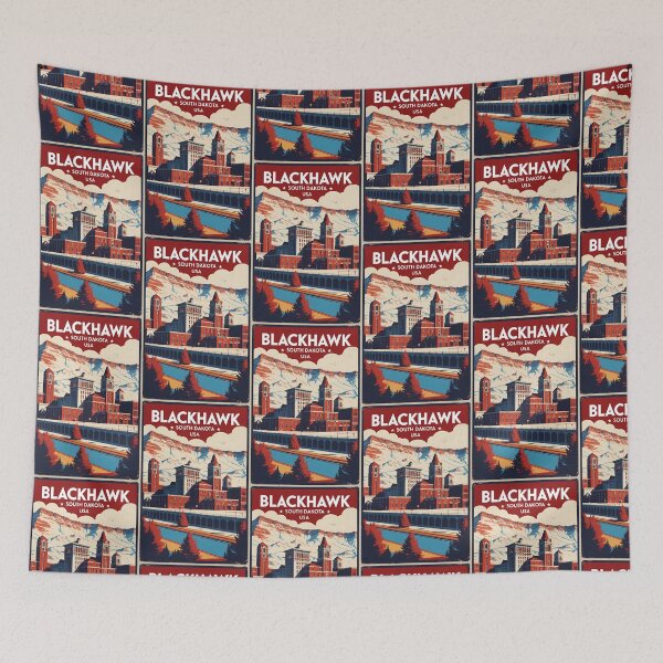 Item preview, Blackhawk South Dakota Vintage Travel Tourism designed and sold by TravelersGems.