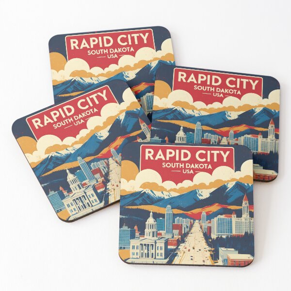 Item preview, Viajes y turismo vintage en Rapid City, Dakota del Sur designed and sold by TravelersGems.