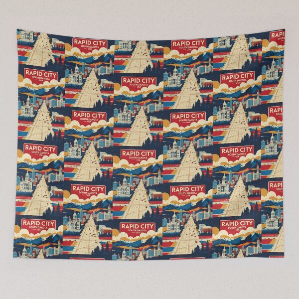Item preview, Rapid City South Dakota Vintage Travel Tourism designed and sold by TravelersGems.